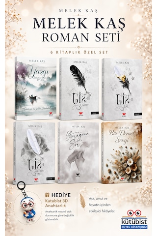 Melek Kaş Roman Seti 6 Kitap Yazgı, Giz Serisi, Yüreğine Sor, Bir Demet Sevgi