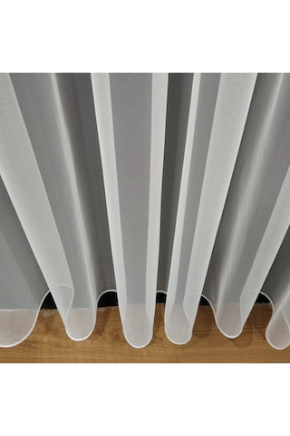 Perdefony Grek Zemin Düz Tül Perde