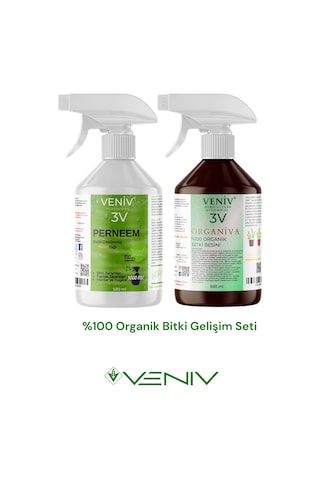 3v Perneem- Neem Yağı İçeren Organiva - %100 Organik Bitki Koruma + Besin- Tüm Bitkiler-haşereler 1