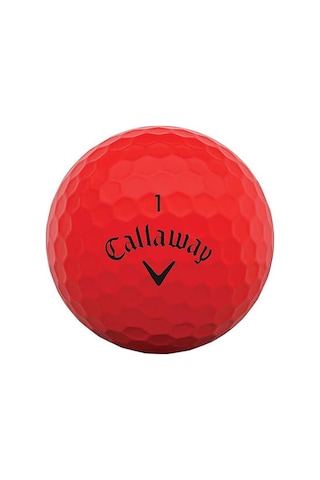Callaway Bl Cg Supersoft Red Golf Topu - 3lü Karışık