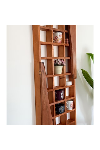Ahşap Bardak Kupa Rafı & Baharatlık 5100