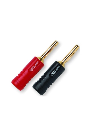 Qed Qe-1870 Screwloc Abs 4Mm Banana 1 Kırmızı + 1 Siyah