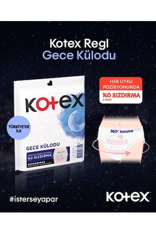 Kotex Regl Gece Külodu 2'li 3