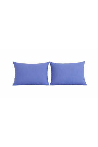 Faralya Life %100 Pamuk 2'li Yastık Kılıfı 50x70 Cm Yumuşak Dokulu Terletmeyen Dayanıklı Ev Otel Tipi Nefes Alabilen Kapaklı Yastık Kılıfı Açık Mavi