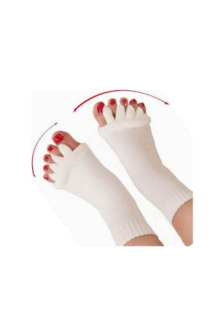 Monyee Orta Bilek Ayarli Ayak Parmagi Ayiran Sukunculu Duzeltici Suketli Yoga Coraplari - Ayak Yorgunlugunu Alir, Basinc Dagilimini Duzenler Diğer