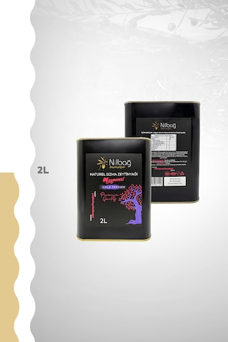 Nilbağ Zeytinyağları Ayvalık Natural Sızma Zeytinyağı Meyvemsi Teneke 2 L