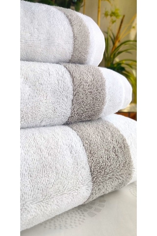 3.lü Lüks Banyo Set Hediyelik, Çeyizlik, Özel Üretim Çift Yön-renk Banyo, Baş, El Havlu Set Çok Renkli