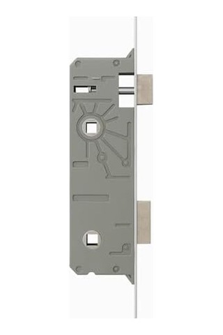 Pvc Wc Gömme Kilit, 35 Mm, Metal, Dayanıklı, Banyo Kapısı, Güvenlik Mekanizması