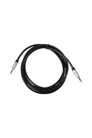 Besthome1 3.5mm Altın Kaplama Aux Kablosu, Bilgisayar-telefon-kulaklık Uyumlu, 2m Siyah Ses Bağlantı Kablosu