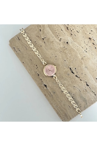 Electra Gold Pembe Saat