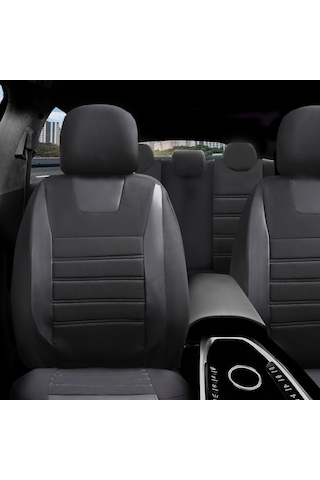 Z&C MAXTECH Fiat Doblo 1 Özel Tasarım 2+1 TİCARİ Oto Koltuk Kılıfı Seti MAXY SB-T