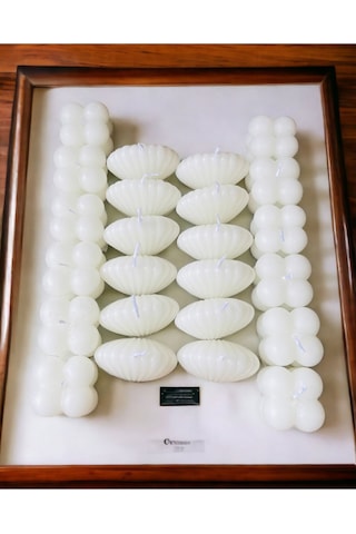 Bernami Biblo Pinterest 20 Adet Dekoratif Mini Bubble Ve Mini Istiridye Mum Seti