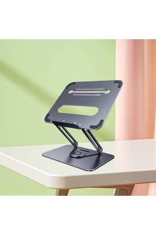 Homyl 360 Döner Tabanlı Dizüstü Bilgisayar Yükseltici Gri