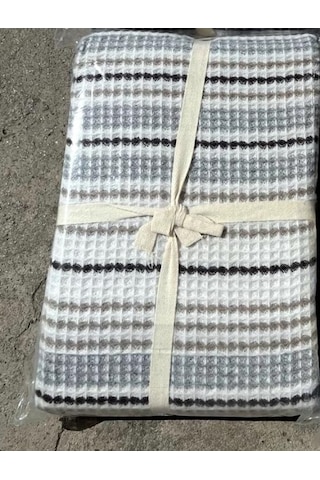 Livdora Serena Pamuklu Battaniye 190x230 - Bej Bej