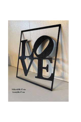 Love Duvar Yazısı Siyah