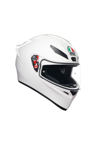 Agv K1 S Mono Kapalı Motosiklet Kaskı Mat Beyaz