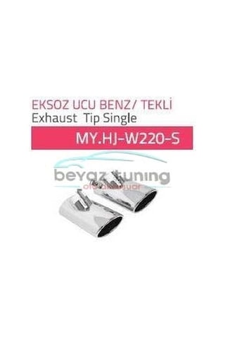Mercedes W220 Tekli Egzoz Ucu