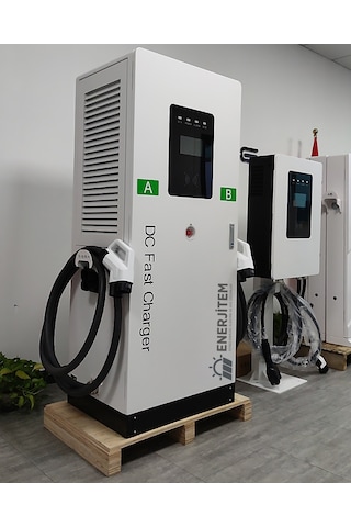 Enerjitem 240 Kw 2 Çıkış Hızlı Dc Elektrikli Araç Şarj İstasyonu