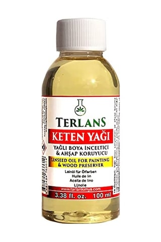 Resim Yağı Ahşap 100 Ml Linseed Oil