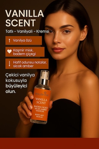 Youshine Vanilla Scent Body Mist 100 ML