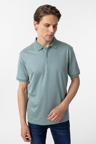 Süvari Yeşil Regular Baskılı Polo Yaka Tişört
