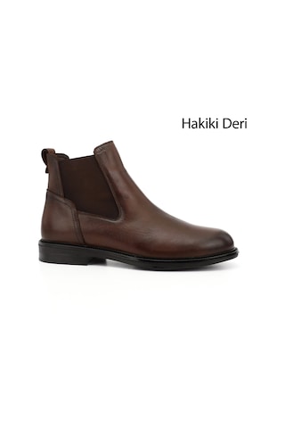 Gönderi(R) Gönderi R Kadın Taba Antik Kauçuk Taban Hakiki Deri Chelsea Bot Dkmb82242708 Taba