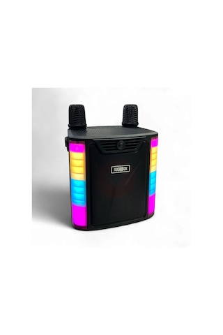 Rose Sp-614 Taşınabilir Şarjlı Bluetooth Karaoke Mikrofon Ve Hoparlör Seti - Siyah