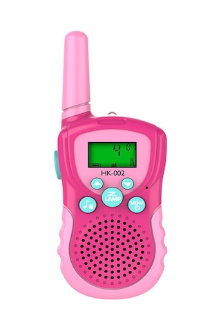 Geeksen Kask Telsizi Amazon Çocuk Telsizi Sınır Ötesi Tedarik Oyuncak Telsiz El Telsizi Açık Hava Ebeveyn-çocuk Çift Yönlü Arama 002 Pembe