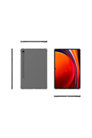 Galaxy Tab S9 Fe Kılıf Zore Tablet Nitro Anti Shock Silikon Kapak Arka Kapak