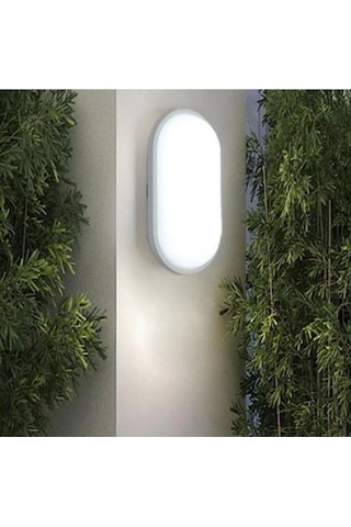 Horoz Aydos 20w Oval Beyaz Led Nem Su Geçirmez Banyo Bahçe Modern Tavan Lambası Beyaz Işık Modern Tavan Lambası Beyaz