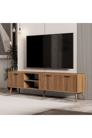 Mezza 1583 Exxen 180 Cm (AHŞAP AYAKLI) Tv Ünitesi Ürgüp