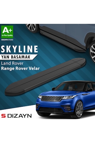 S-dizayn Land Rover Range Rover Velar Skyline Siyah Yan Basamak 193 Cm 2017 Üzeri A+ Kalite