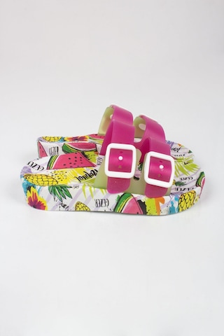 Kız Çocuk Karpuz Ananas Temalı Terlik-5703-pembe Pembe