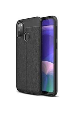 Galaxy M30S Kılıf Zore Niss Deri Desenli Silikon Kılıf