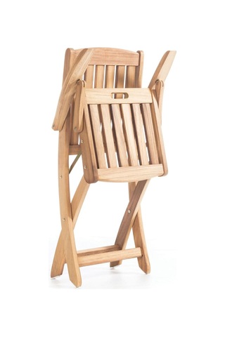 Rehome Samba İroko Katlanabilir Sandalye Ahşap