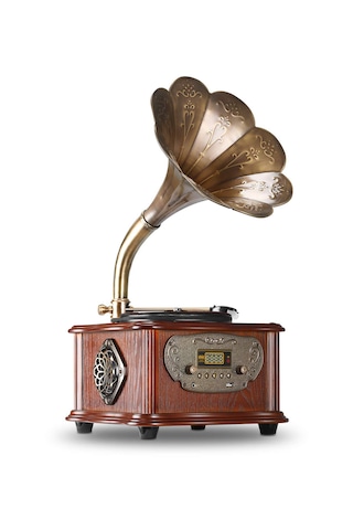 Record Master RMJ-209C Radyo Bluetooth USB Gramofon Pikap