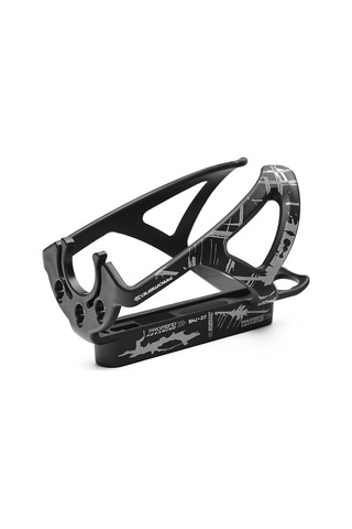 Promend Shj-25217 Bisiklet Su Şişesi Tutucu Dahili Lastik Kolları Siyah Gri Siyah - Gri