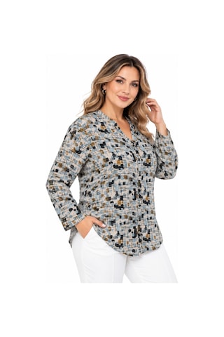 Wearon Kadın Düğmeli Modelli Bluz Bgl-st05659 Taş