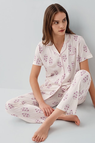 Pierre Cardin Kadın Pembe Gömlek Pijama Takım Pc9215-s-v2 Pembe