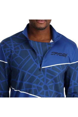 Spyder Spyder Vital 1/2 Zip Erkek Mavi İçlik Üst Z4