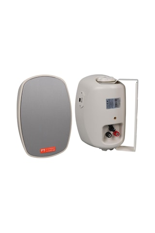 Magicvoice Mv-22 12 Cm 40 Watt Komütatörlü Hat Trafolu Beyaz Sütun Hoparlör 2'li Okul Cami Konferans Salonu Hoparlörü