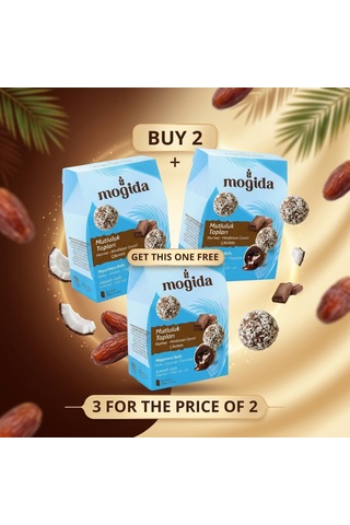 Mogida Mutluluk Topları Şeker İlavesiz 150g Kutu 10 Adet 3 Al 2 Öde-1420