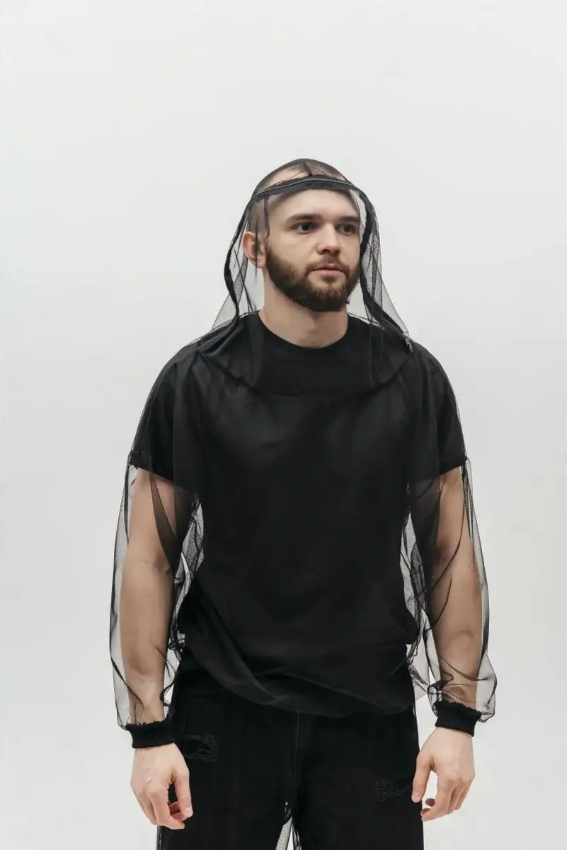 Knott Sivrisinek İçin Anorak 58023234 Siyah