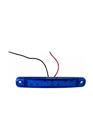 12v-24v Parmak Lamba 9-ledli Mavi 100 15 Mm