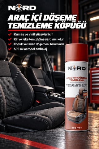 Nord Araç İçi Döşeme Temizleme Köpüğü 500 Ml