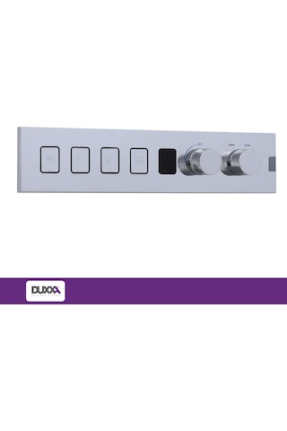 Duxxa Prime Ankastre Duş Ve Isı Ayarlı Batarya Seti Krom D.058 Krom