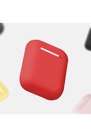Apple AirPods Uyumlu Kılıf Zore Airbag 13 Silikon Mavi