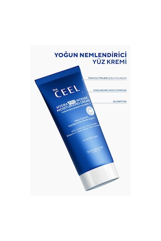 The Ceel Su Bazlı Yoğun Nemlendirici & Bariyer Destekleyici Krem | Hyaluronik Asit Kompleksi, Allantoin 50 ml