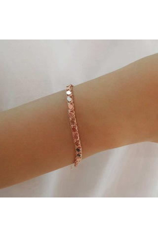 Choice Arpa Zincir Gümüş Bileklik Rose (528245143)