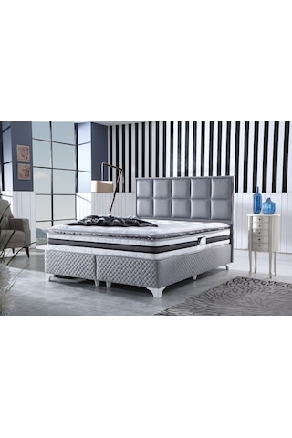 Royal Lux Bedding Şehrazat Pedli Paket Yaylı Yatak Tavşan Kumaş